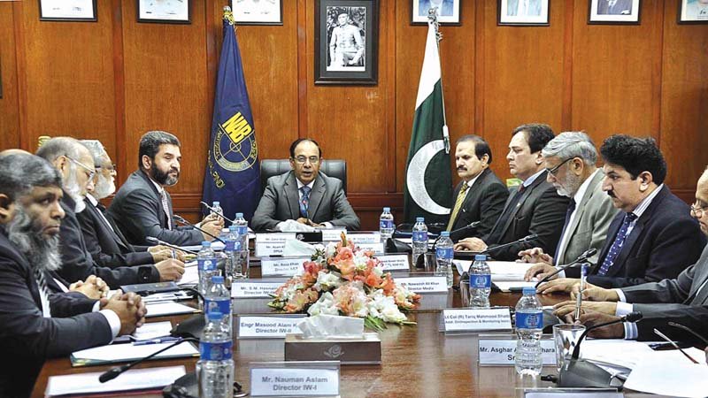 nab chairman qamar zaman chaudhry presiding over annual meeting of rawalpindi bureau photo express