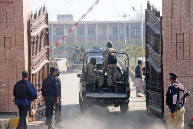 security forces personnel take control of the university photo express security forces personnel take control of the university photo express