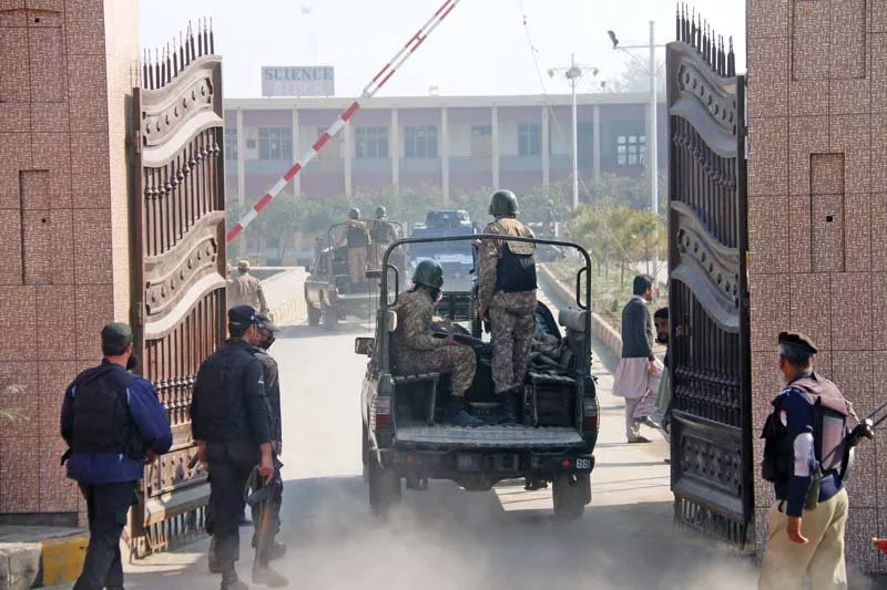 security forces personnel take control of the university photo express security forces personnel take control of the university photo express