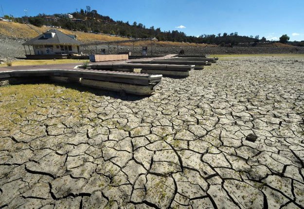 boats sit on dry land as folsom lake reservoir near sacramento california stands at only 18 percent capacity on september 17 2015 photo afp