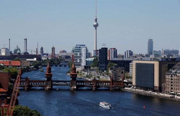 a general view shows the city skyline with the television tower in berlin germany july 2 2015 photo reuters