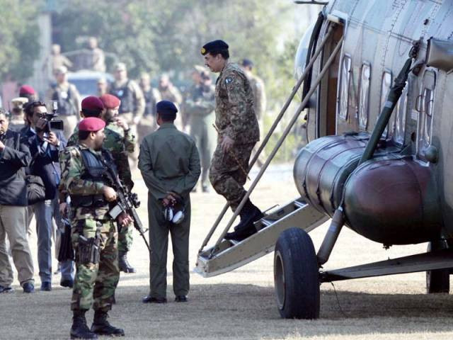 army chief general raheel sharif arrives at the bacha khan university photo afp army chief general raheel sharif arrives at the bacha khan university photo afp