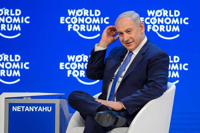 israeli prime minister benjamin netanyahu attends a conference at the world economic forum wef annual meeting in davos on january 21 2016 photo afp israeli prime minister benjamin netanyahu attends a conference at the world economic forum wef annual meeting in davos on january 21 2016 photo afp