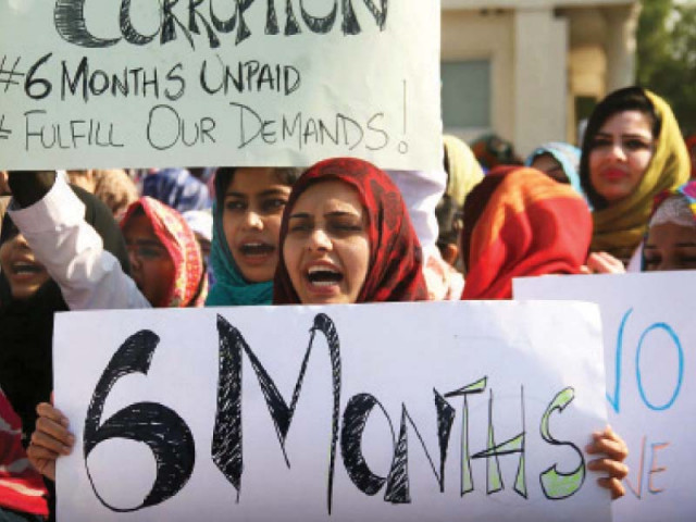 around 300 house officers and postgraduates of the jinnah postgraduate medical centre began a strike against non payment of salaries for the past six months on friday photo online around 300 house officers and postgraduates of the jinnah postgraduate medical centre began a strike against non payment of salaries for the past six months on friday photo online