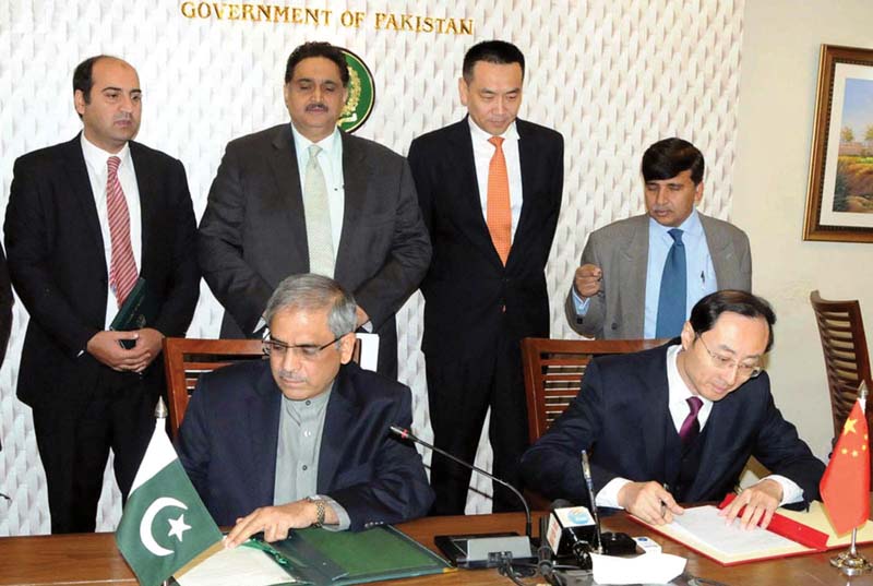 secretary ead and china 039 s ambassador sign a letter of exchange for the feasibility study of gwadar port city master plan project photo inp