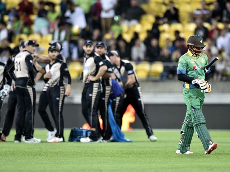 pakistan s series loss to new zealand saw them drop to seventh in the icc t20i rankings photo afp
