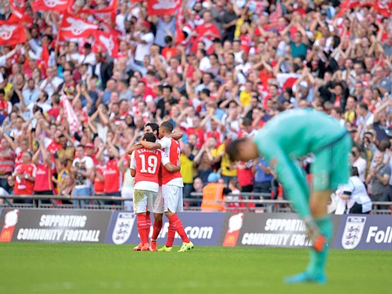 arsenal s win in the community shield was wenger s first over mourinho but the portuguese is no longer in charge of chelsea photo afp