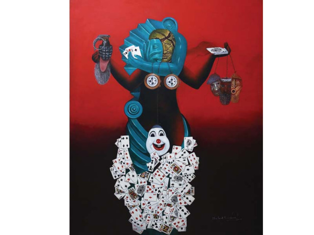 the artists says his work is a combination of slavery shadows and innocence photo courtesy koel gallery the artists says his work is a combination of slavery shadows and innocence photo courtesy koel gallery