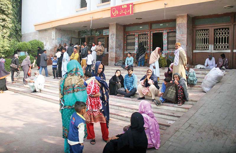 young doctors association members called off their boycott of the jpmc s opds after witnessing the suffering of patients who had come to the hospital for treatment but were turned away due to the shortage of medical staff photo online