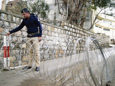 warning bells 22 sites declared sensitive in abbottabad