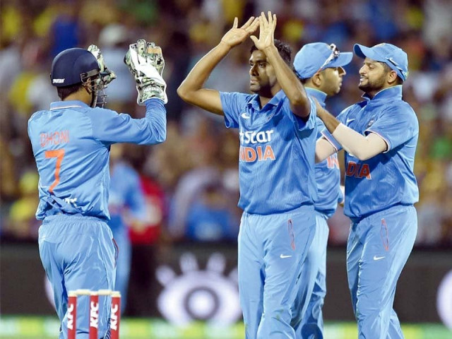 indian spinners ravi ashwin 2 28 and ravindra jadeja 2 21 proved the difference between the two teams as the australian batsmen struggled to keep up the pace photo afp indian spinners ravi ashwin 2 28 and ravindra jadeja 2 21 proved the difference between the two teams as the australian batsmen struggled to keep up the pace photo afp