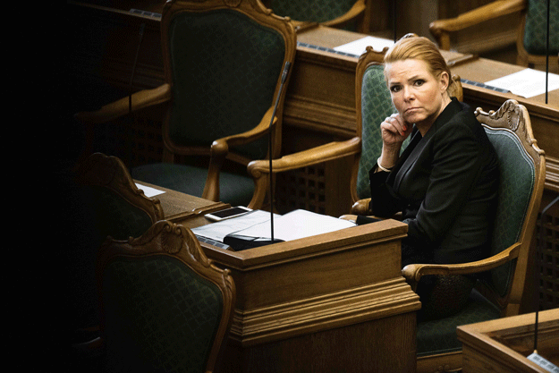 denmark 039 s minister of immigration and integration inger stojberg listens to the debate in the danish parliament in copenhagen on january 26 2016 photo afp