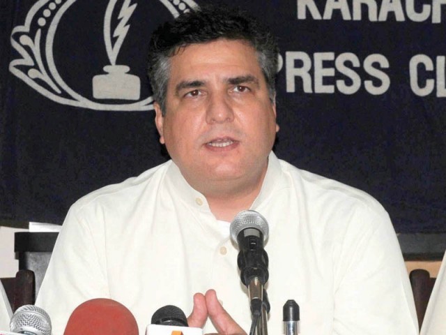 daniyal aziz accuses pti of getting millions of dollars foreign funds photo express
