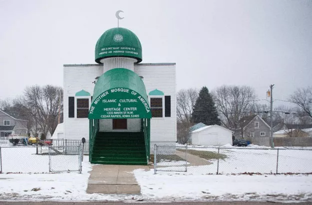 the mother mosque of america the oldest mosque in the united states is seen in cedar rapids iowa january 24 2016 photo afp