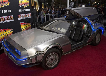 car from back to the future back in production
