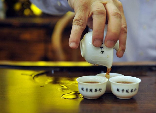 tea today is considered the most popular drink after water    drunk regularly by three quarters of the world 039 s population photo afp