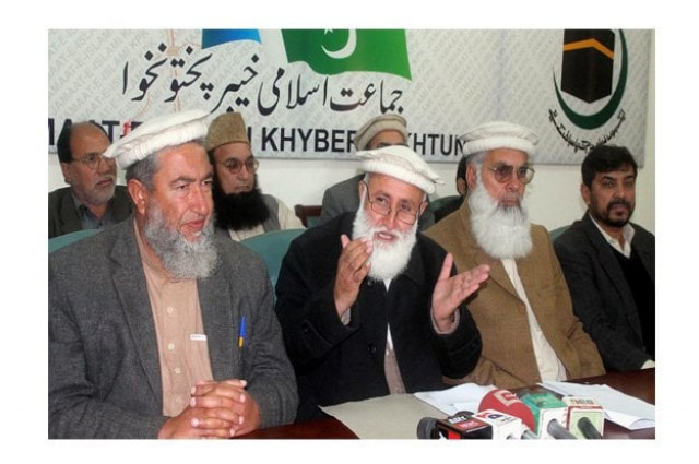 jamaat e islami leader sahibzada haroon rasheed addressing a press conference against fia photo inp jamaat e islami leader sahibzada haroon rasheed addressing a press conference against fia photo inp
