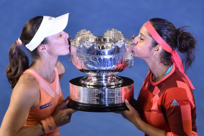 australian open hingis mirza make it three slam titles in a row australian open hingis mirza make it three slam titles in a row