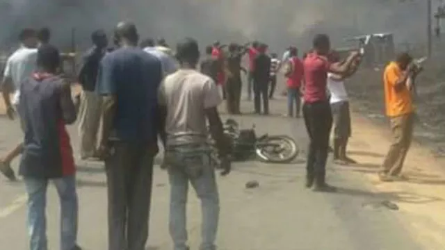 file photo of explosion in nigeria photo courtesy bbc file photo of explosion in nigeria photo courtesy bbc