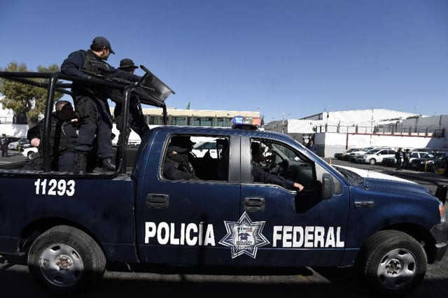 mexican federal police are pictured in mexico city on february 27 2015 photo afp mexican federal police are pictured in mexico city on february 27 2015 photo afp