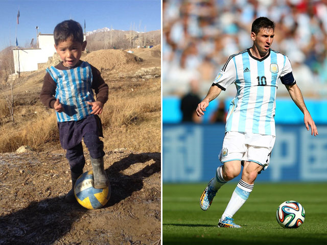 the afghanistan football federation aff on monday said messi was keen to meet murtaza as soon as possible though no date or venue has so far been finalised photos afp