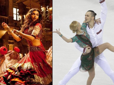 russian skating pair shows bollywood choreographers how to dance