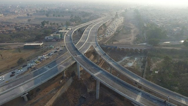 a view of the newly built bab e peshawar flyover photo pti a view of the newly built bab e peshawar flyover photo pti