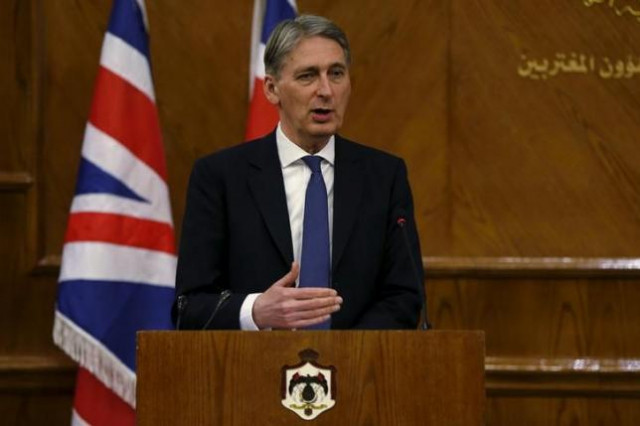 britain 039 s foreign secretary philip hammond speaks during a joint news conference with jordan 039 s foreign minister nasser judeh at the foreign ministry in amman jordan february 1 2016 photo reuters britain 039 s foreign secretary philip hammond speaks during a joint news conference with jordan 039 s foreign minister nasser judeh at the foreign ministry in amman jordan february 1 2016 photo reuters
