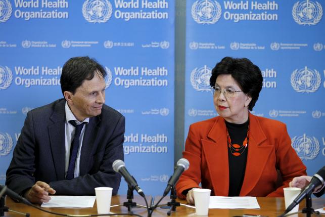 professor david l heymann l chair of the emergency committee and world health organization who director general margaret chan hold a news conference after the first meeting of the international health regulations ihr emergency committee concerning the zika virus photo reuters