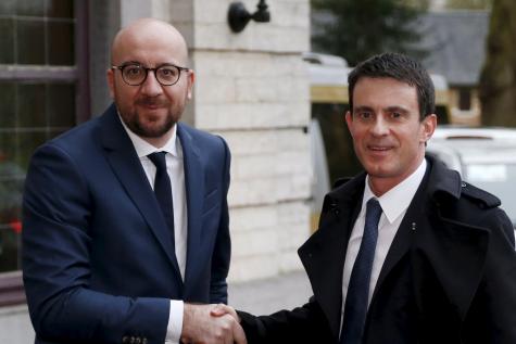 charles michel l and manuel valls r photo reuters