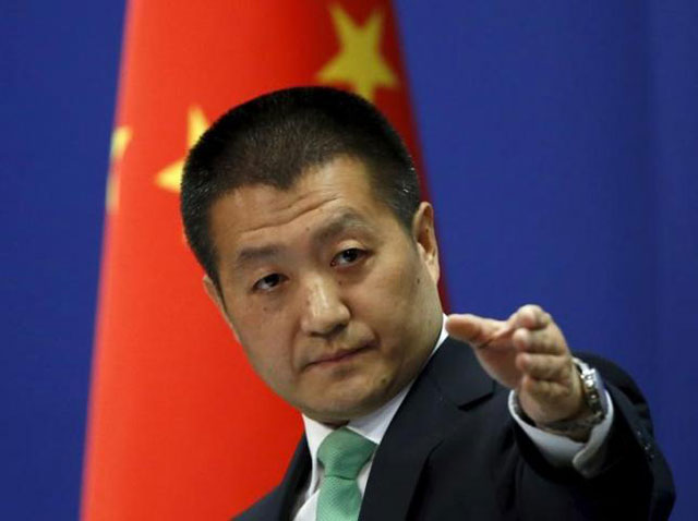 chinese foreign ministry spokesperson lu kang photo reuters