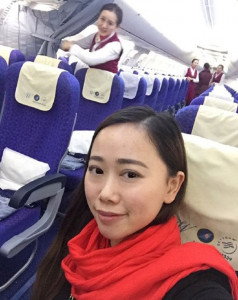 flying solo chinese woman only passenger on new year flight