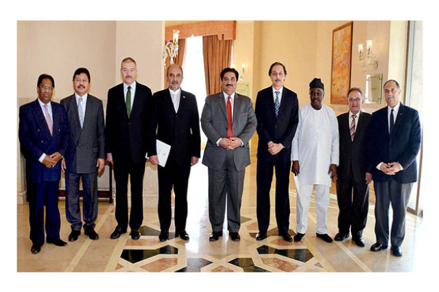 federal commerce minister khurram dastgir khan with the ambassadors of d 8 countries photo app federal commerce minister khurram dastgir khan with the ambassadors of d 8 countries photo app