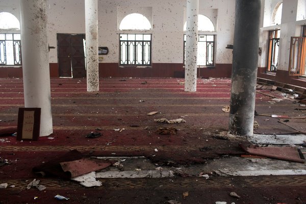 a suicide bomber blew himself up in a mosque in sana yemen late last year credit tyler hicks the new york times