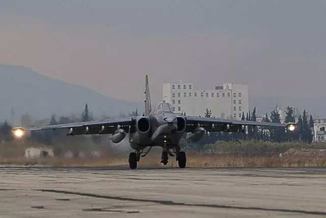 a russian sukhoi su 34 bomber lands at the russian hmeimim military base in latakia province in the northwest of syria on december 16 2015 photo afp a russian sukhoi su 34 bomber lands at the russian hmeimim military base in latakia province in the northwest of syria on december 16 2015 photo afp
