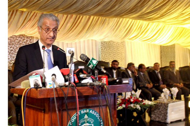 lahore high court lhc chief justice ijazul ahsan addressing the lawyers during a reception in his honor by high court bar association photo app lahore high court lhc chief justice ijazul ahsan addressing the lawyers during a reception in his honor by high court bar association photo app