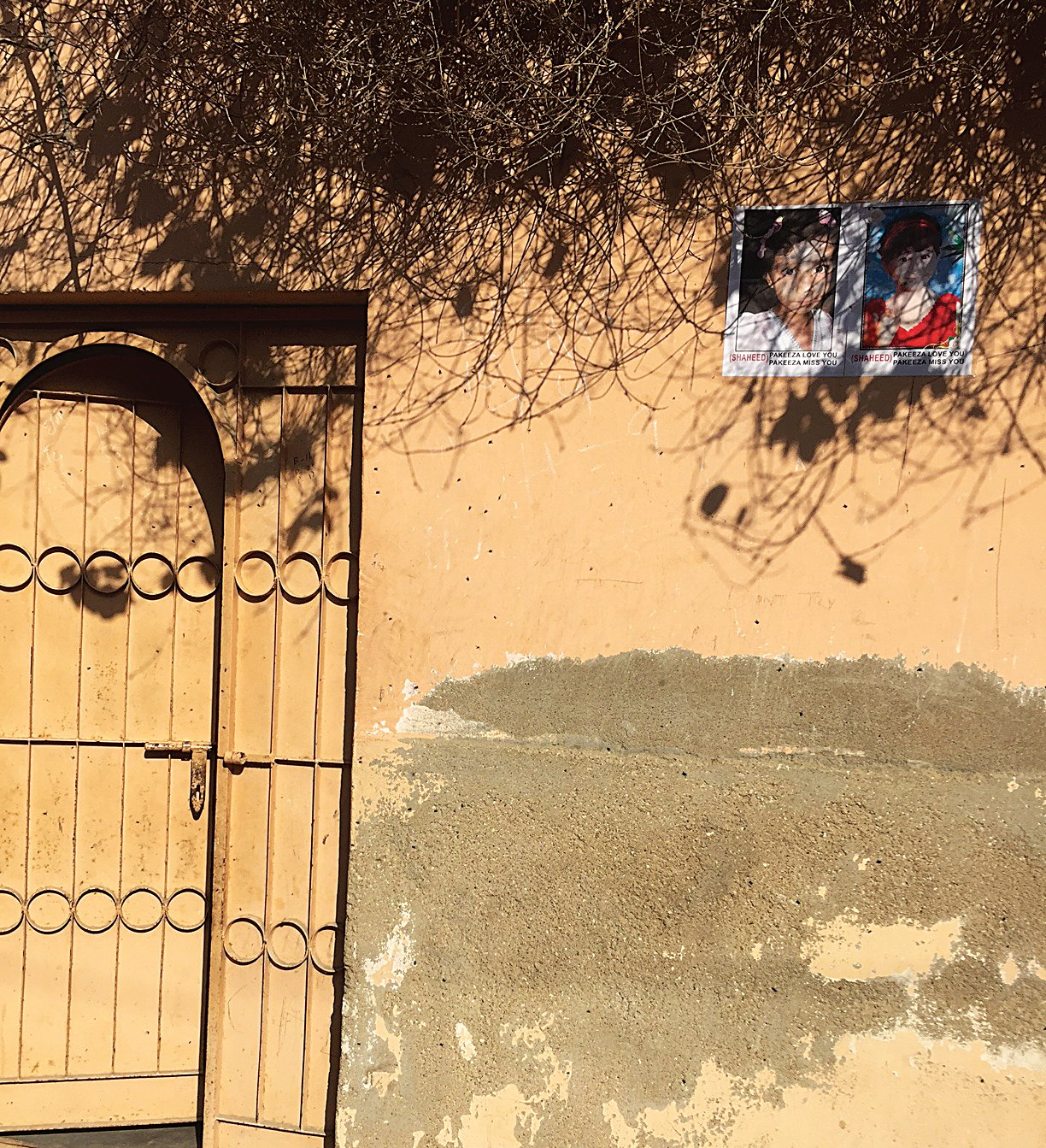 the victim s family put up posters around the neighbourhood as part of recovery efforts photo express