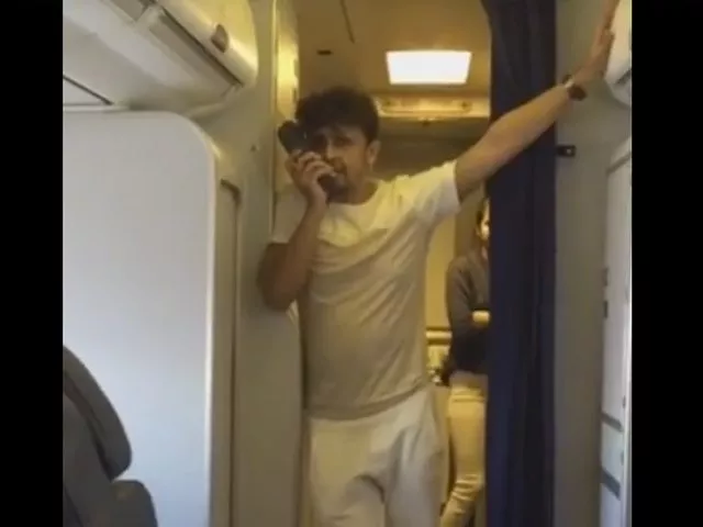 act has been termed as a misuse of the in flight announcement system photo missmalini facebook act has been termed as a misuse of the in flight announcement system photo missmalini facebook