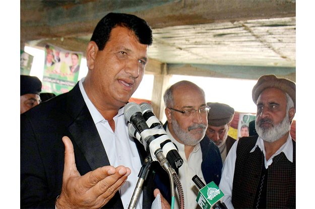 adviser to prime minister ameer muqam addressing the inauguration ceremony photo nni