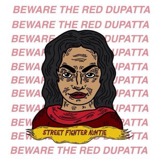 artist sets out to redefine what it means to be a desi aunty