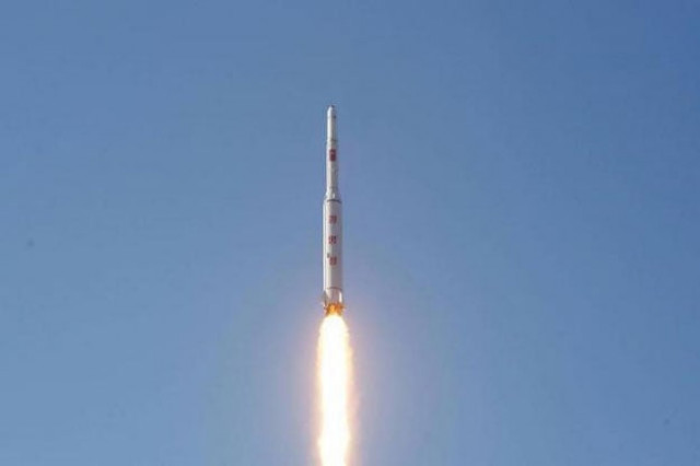 a north korean long range rocket is launched into the air at the sohae rocket launch site in this undated photo released by north korea 039 s korean central news agency kcna in pyongyang february 7 2016 photo afp a north korean long range rocket is launched into the air at the sohae rocket launch site in this undated photo released by north korea 039 s korean central news agency kcna in pyongyang february 7 2016 photo afp