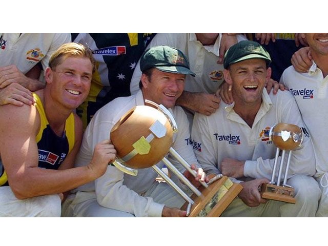 warne still seems to be holding a grudge after waugh played a part in his axing on the 1999 tour of the west indies photo afp