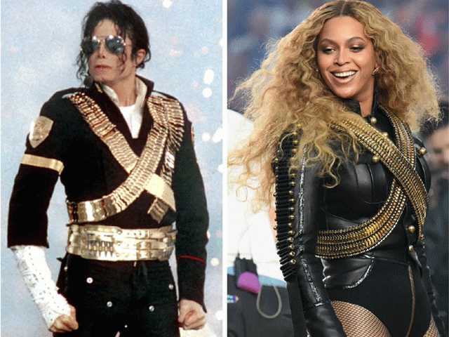 queen bey paid tribute to the legendary pop icon during her halftime performance photo gettyimages queen bey paid tribute to the legendary pop icon during her halftime performance photo gettyimages