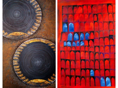 retrospective exhibition a journey through lubna agha s life and work