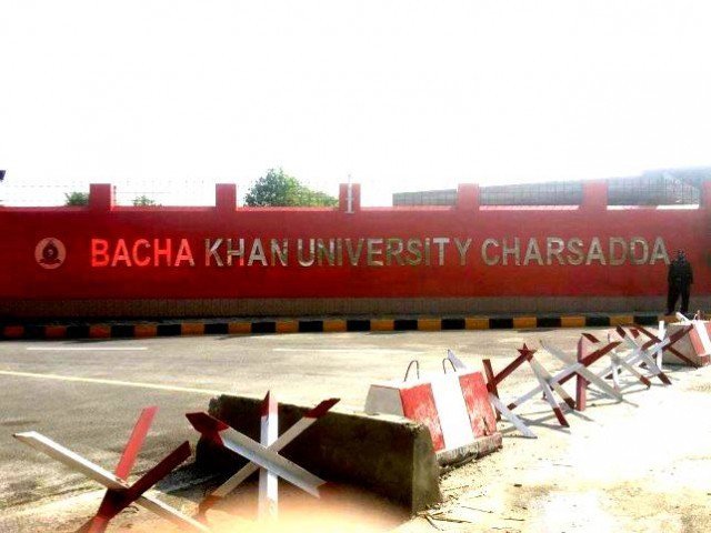 attack aftermath development work halted at bacha khan university