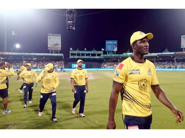 sammy who was yet to bowl in the psl was superb in the final over and gave away only one run in his final four balls despite being hit for a six off the very first one photo courtesy pcb sammy who was yet to bowl in the psl was superb in the final over and gave away only one run in his final four balls despite being hit for a six off the very first one photo courtesy pcb