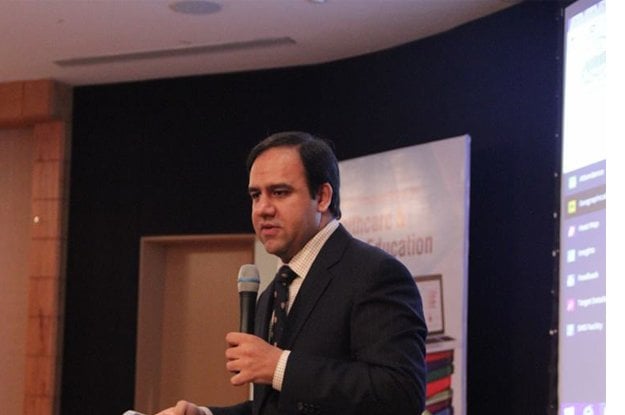 pitb chairman umar saif addressing the participants of the event photo fb com punjabitboard