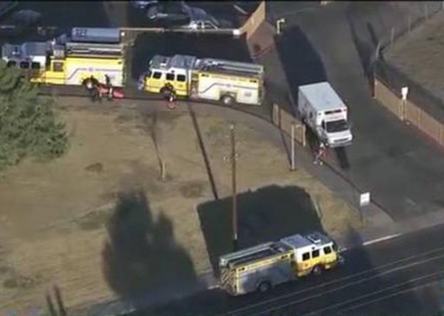 the school was placed on lockdown immediately after the shooting that took place in an outdoor area of the school photo abc news