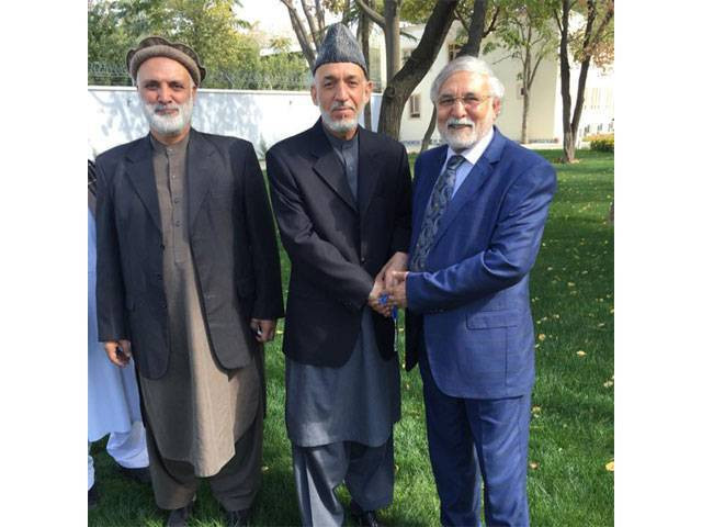 r l sayed fazalullah wahidi with former afghan president hamid karzai photo facebook r l sayed fazalullah wahidi with former afghan president hamid karzai photo facebook
