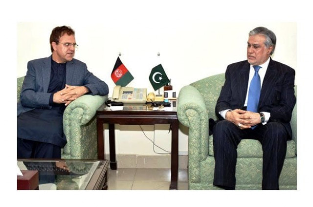 ambassador of afghanistan hazrat omar zakhilwal called on finance minister senate ishaq dar photo inp ambassador of afghanistan hazrat omar zakhilwal called on finance minister senate ishaq dar photo inp